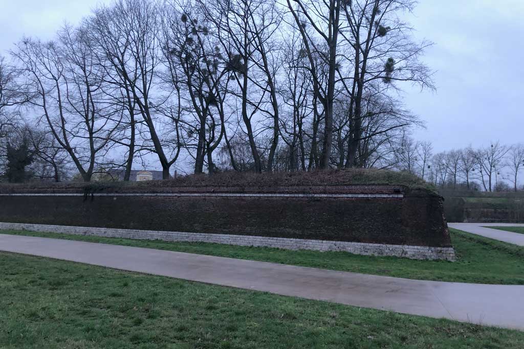 The walls of Lille’s citadel. (Photo: Rover Media)