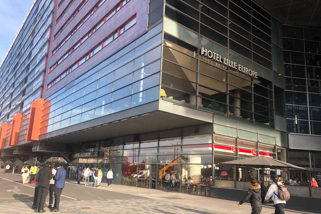 Hotel Lille Europe is a modern hotel inside the Westfield Euralille shopping centre (Photo: Rover Media) 