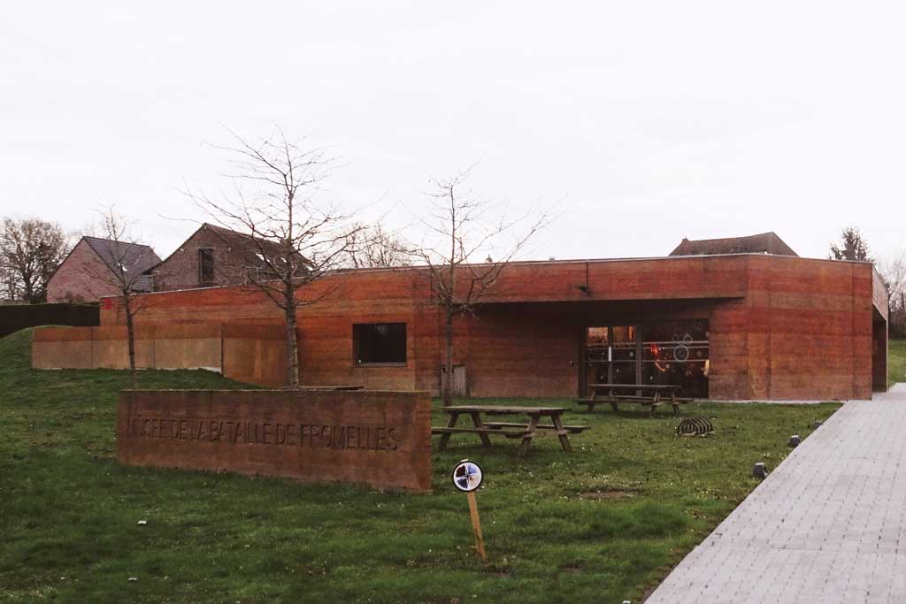 The Musée de la bataille de Fromelles is located adjacent Pheasant Wood Military Cemetery and is only 17km from Lille.