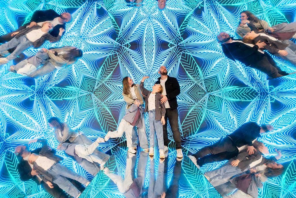 The walk-in kaleidoscope at the Museum of Illusions (Photo: Museum of Illusions)